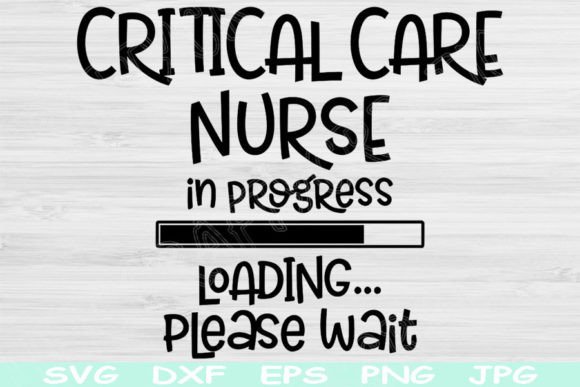 Critical Care Nurse Graphics for Crafts
