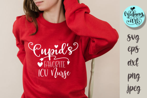 Cupid's ICU Nurse SVG: Graphics for Crafts