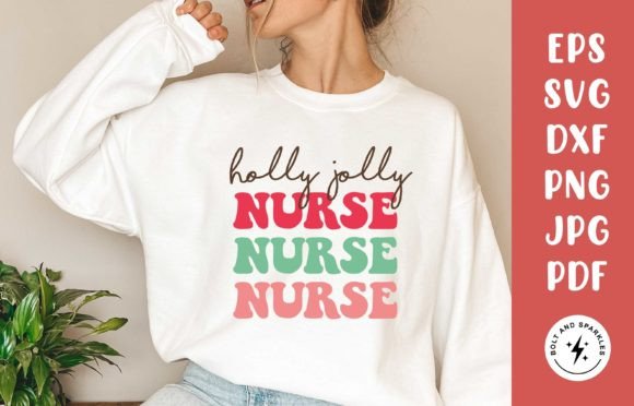 Holly Jolly Nurse SVG: Crafts & Graphics Review
