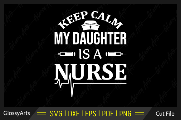 Keep Calm Nurse SVG: Graphics for Crafts